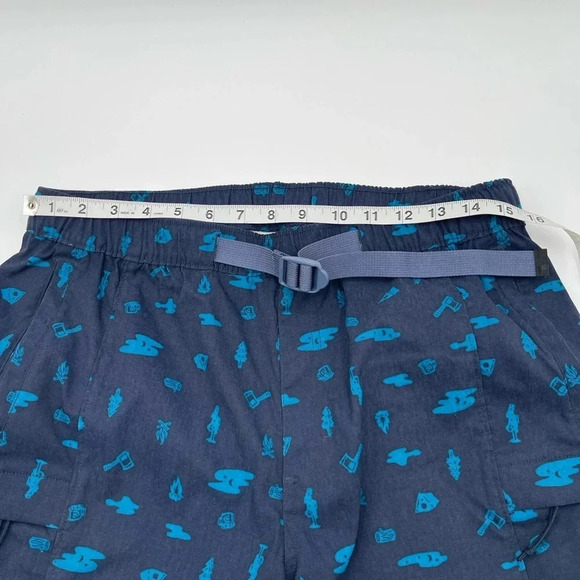 The North Face Belted Unlined Swim Shorts Men’s Medium Blue Outdoors Summer - Picture 11 of 13